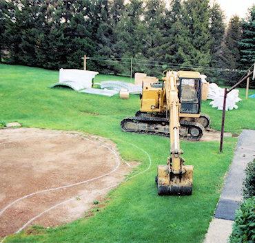 In Ground Pool Installation