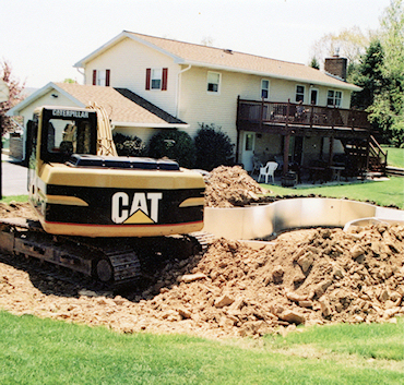 In Ground Pool Installation