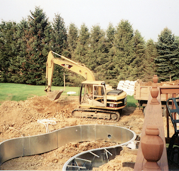 In Ground Pool Installation