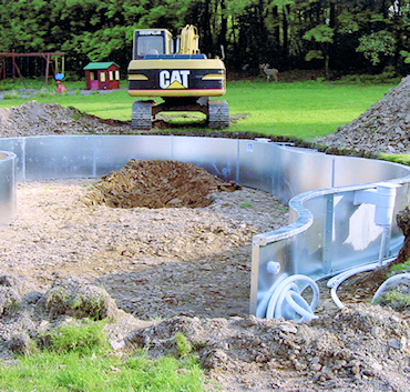 In Ground Pool Installation