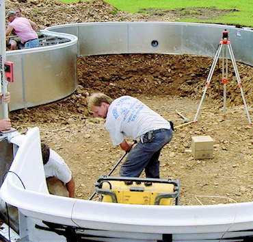 In Ground Pool Installation