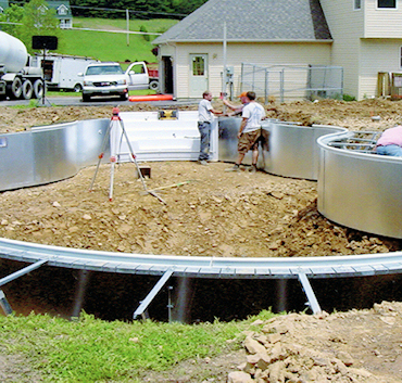 In Ground Pool Installation