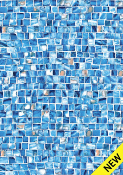 Inground Liners Borderless / Azure Mosaic