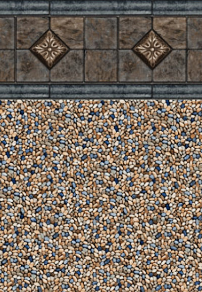 Inground Liners Slate Tile / Del Caribe