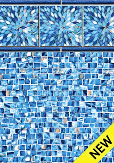 Inground Liners Sunburst / Azure Mosaic