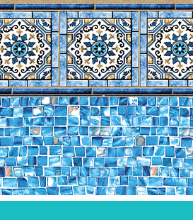 Aqua Gothic Gem | Azure Mozaic